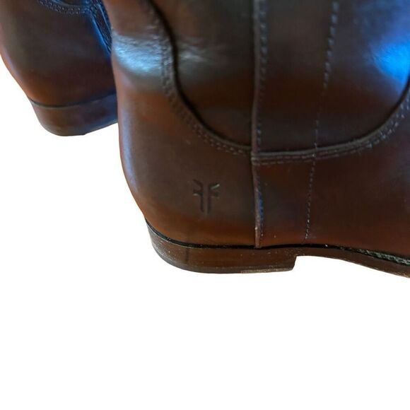 Frye Melissa tall dark brown riding boots- size 8 - Picture 4 of 10